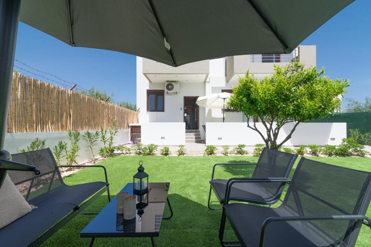 Modern House With Pool Near Beach Gazi Εξωτερικό φωτογραφία