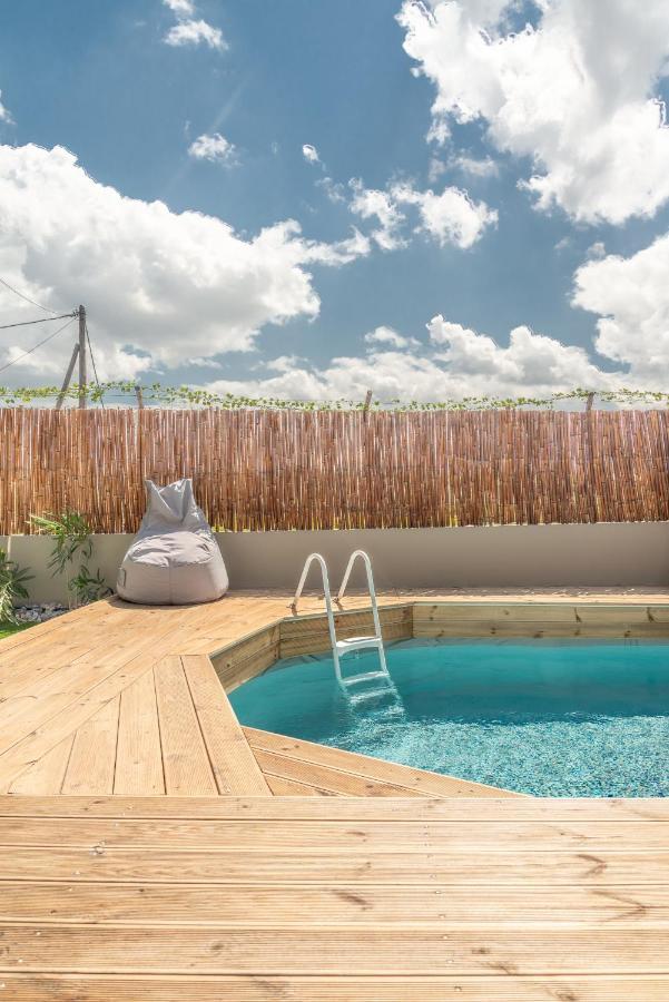 Modern House With Pool Near Beach Gazi Εξωτερικό φωτογραφία
